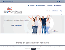 Tablet Screenshot of edukonexion.com